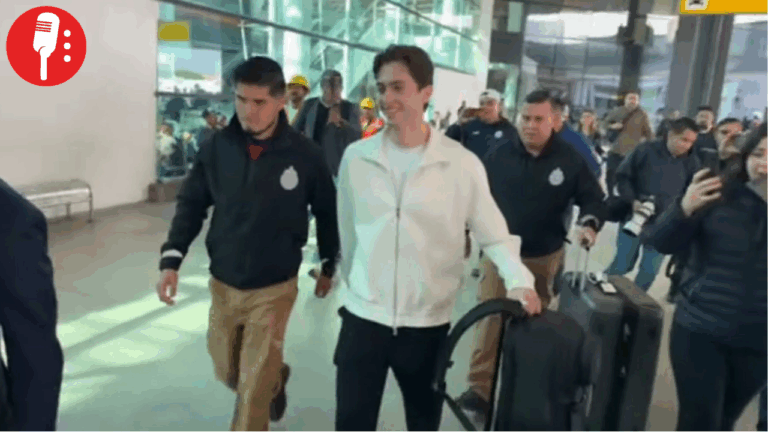 Frio recibimiento a Brian Gutiérrez, nuevo refuerzo de Chivas de cara al clausura 2026