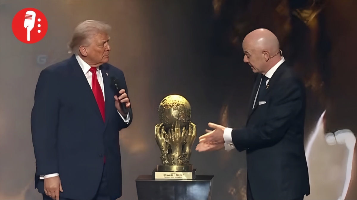Donald Trump, primer galardonado con el Premio de la Paz 2025 de la FIFA