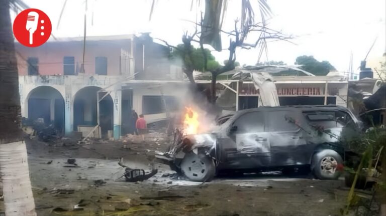 Coche bomba en Coahuayana, Michoacán