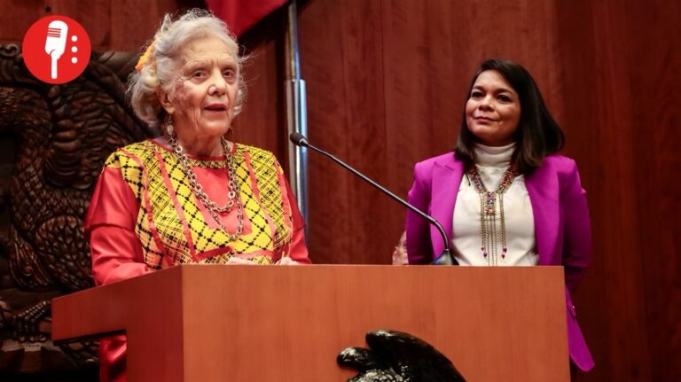 Senado nombra sala en honor a Elena Poniatowska