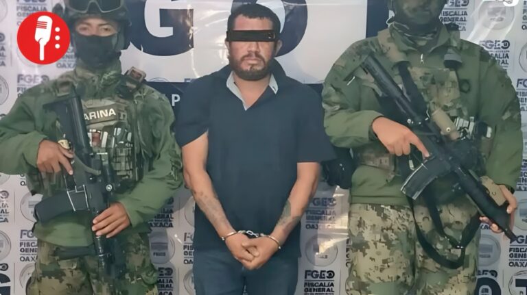 Detienen a líder de grupo criminal vinculado al CJNG en Oaxaca