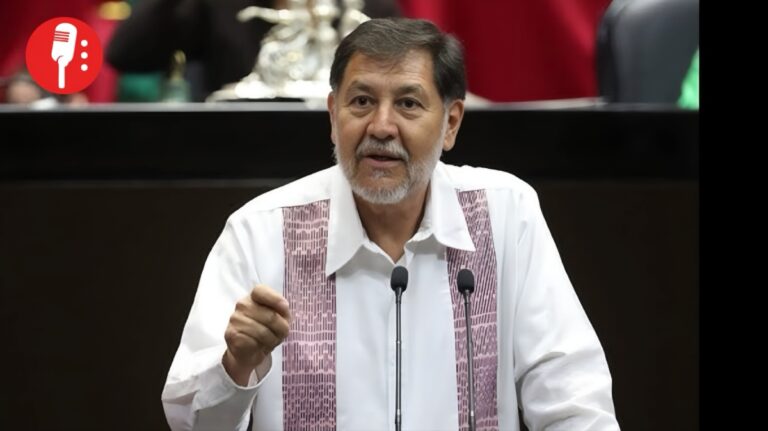 Noroña critica a Kenia López por su asistencia a la Basílica