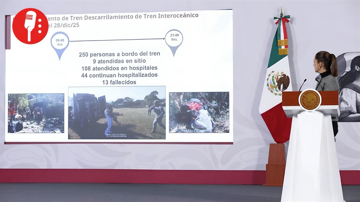 Sheinbaum viajará a Oaxaca tras accidente del Interoceánico