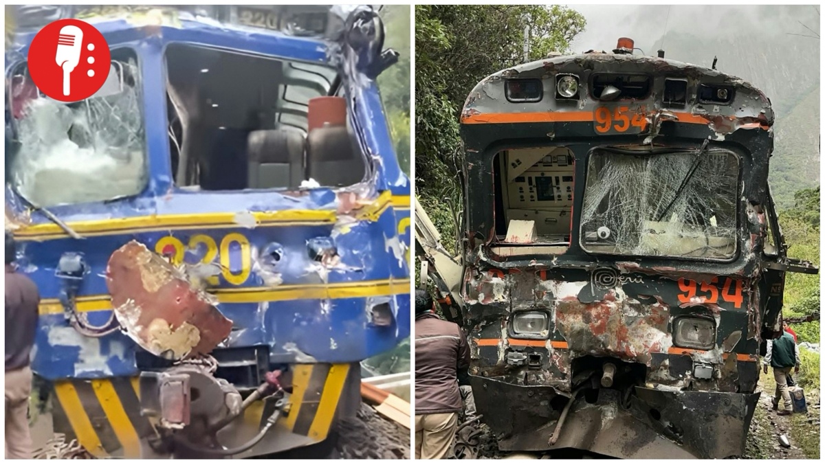 Choque de trenes rumbo a Machu Picchu