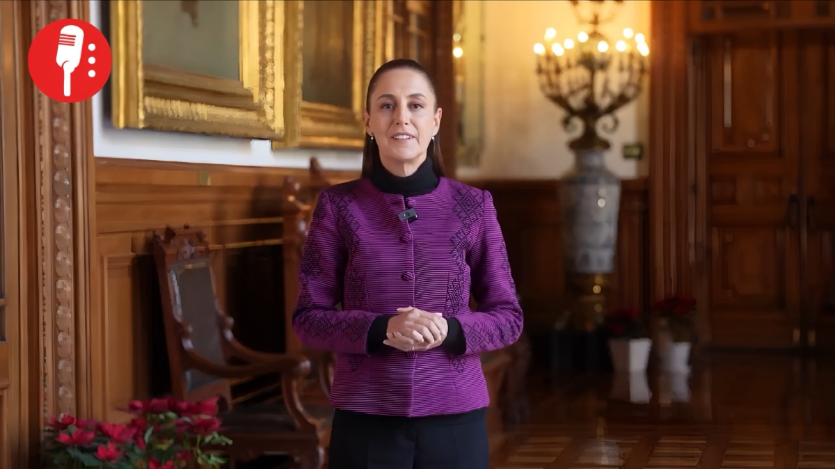 En su mensaje de fin de año Sheinbaum renueva su compromiso con México