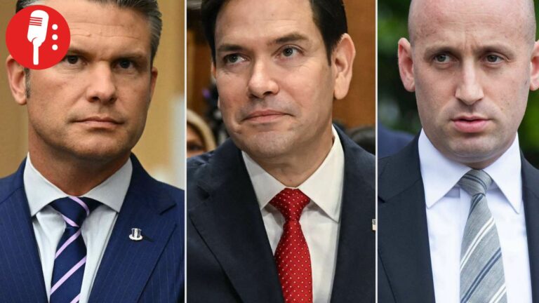 Rubio, Hegseth y Stephen Miller: los nuevos portavoces de transición en Venezuela.