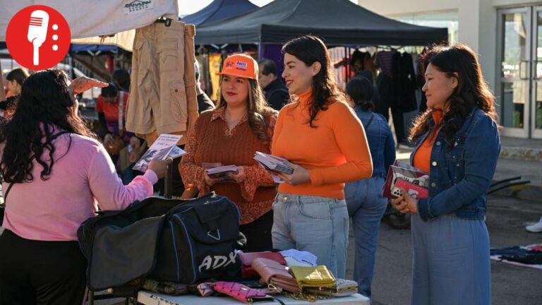 Secretaría de la Mujer se acerca a sinaloenses en el Tianguis Huizaches