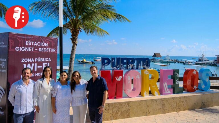 Mara Lezama impulsa conectividad gratuita en Puerto Morelos con internet público de alta velocidad