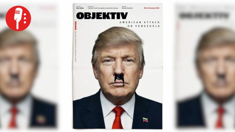 Revista eslovena compara a Donald Trump con Hitler en portada sobre Venezuela