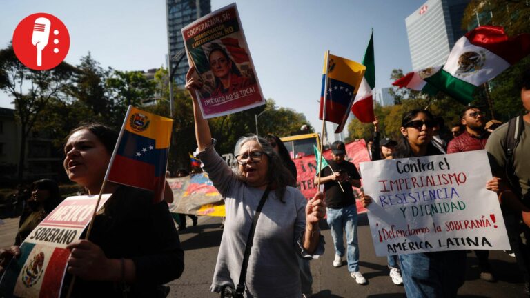 Miles marchan en CDMX por Venezuela y exigen freno a la intervención de EUA