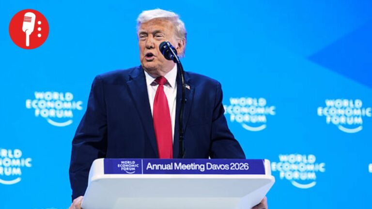 Trump revive su obsesión con Groenlandia en Davos; descarta intervención militar, por ahora