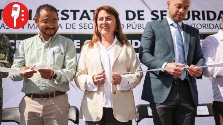 Margarita González Saravia inauguró centro de control C2 en Tepoztlán