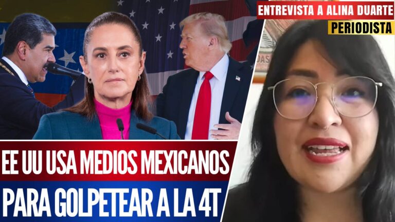 Entrevista | Quieren repetir en México lo que Estados Unidos hizo en Venezuela, utilizando a los medios: Alina Duarte