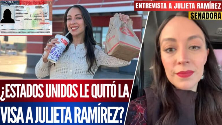 Entrevista | Julieta Ramírez responde si Estados Unidos le quito la visa o no: Manuel Pedrero
