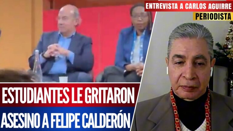 Entrevista | Corren a Felipe Calderón de conferencia en Francia por su narco: Carlos Aguirre