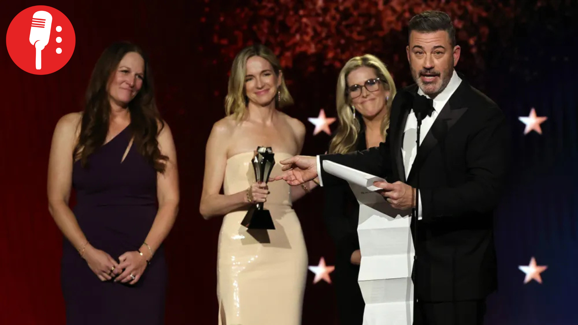 Kimmel ironiza sobre Trump al dedicarle su premio en los Critics Choice Awards