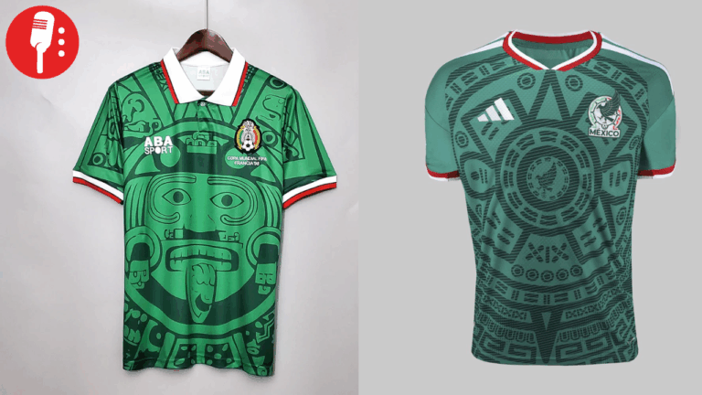 Vuelve el icónico jersey del Tri de Francia 1998, ¿ABA Sport aún cuenta con los derechos del INAH?