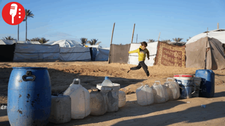 Agua cada vez más escasa: crisis hídrica golpea Franja de Gaza provocado por golpes israelíes