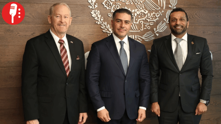 Harfuch y Godoy se reúnen con director del FBI para reforzar coordinación bilateral