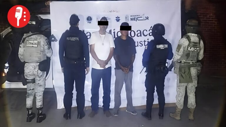 Operativo en Michoacán deja 16 detenidos