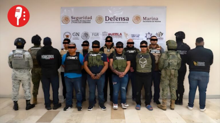Capturan a “El Gordo” y a ocho miembros de “La Barredora” en Puebla
