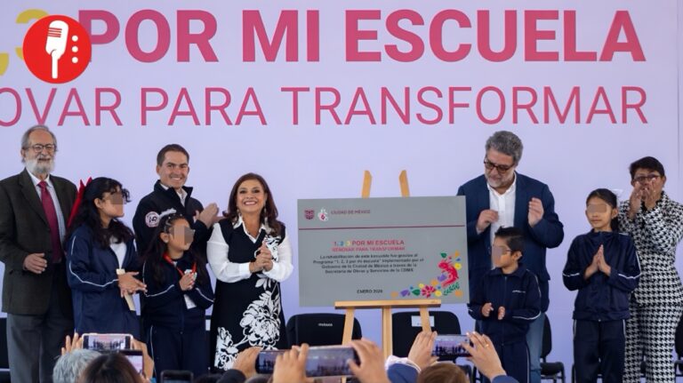 Clara Brugada inicia renovación de escuelas en la ciudad