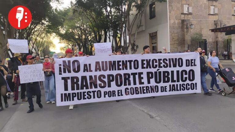 Protestas por aumento de tarifas en Jalisco