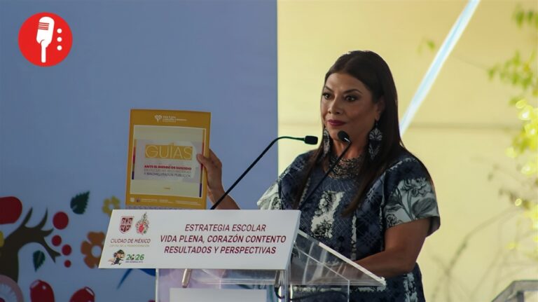 Clara Brugada impulsa estrategias de salud mental en estudiantes de educación basica y media superior para prevenir el suicidio