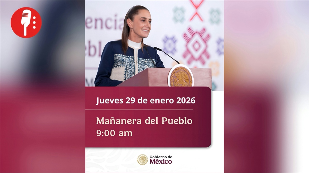 Sheinbaum cambia el horario de la Mañanera