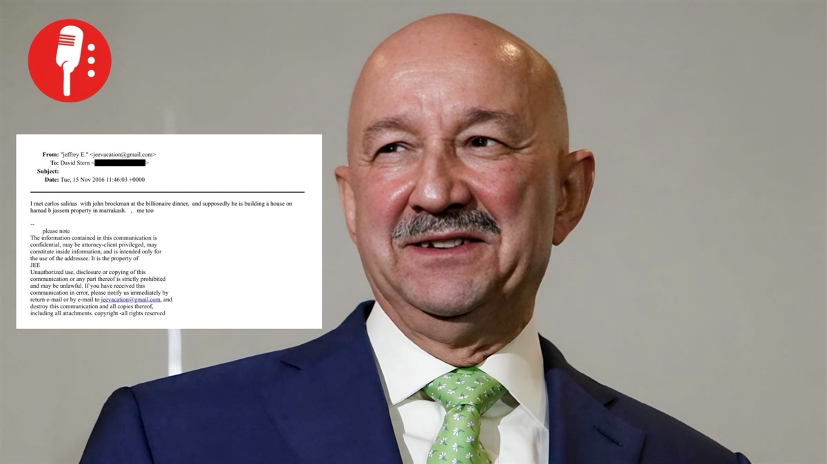 Salinas de Gortari en el expediente Epstein