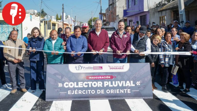 Pepe Chedrahui entrega colector pluvial en Álamos Vista Hermosa