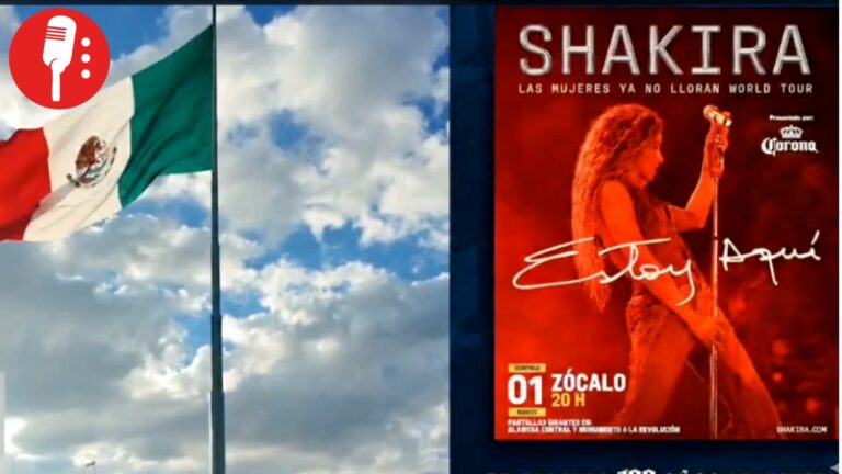 Clara Brugada anuncia concierto de Shakira en el Zócalo de Ciudad de México