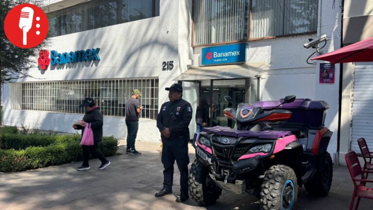 Toluca refuerza seguridad en zonas bancarias con operativo especial