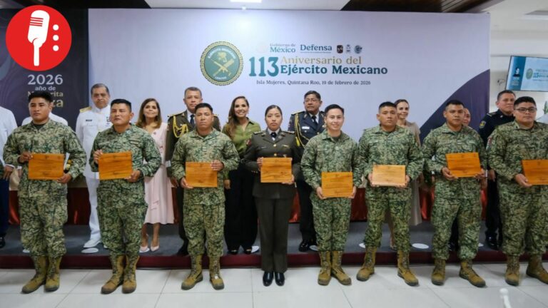 Mara Lezama reconoce al Ejército como actor clave en el estado de Quintana Roo