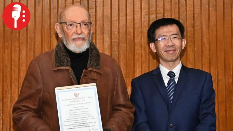 China premia al arqueólogo Eduardo Matos Moctezuma por su labor en el Templo Mayor
