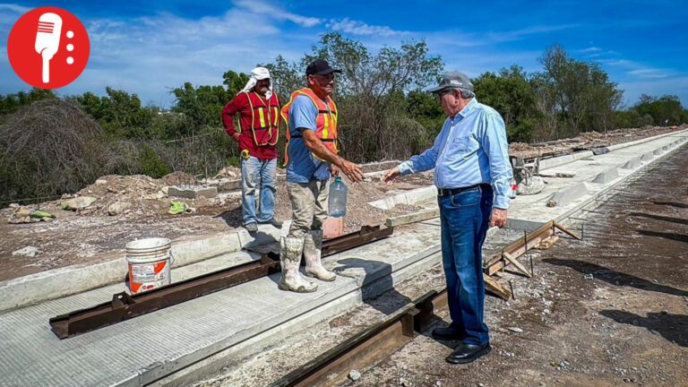 Rubén Rocha Moya supervisa avances del Malecón Margen Izquierdo de Culiacán