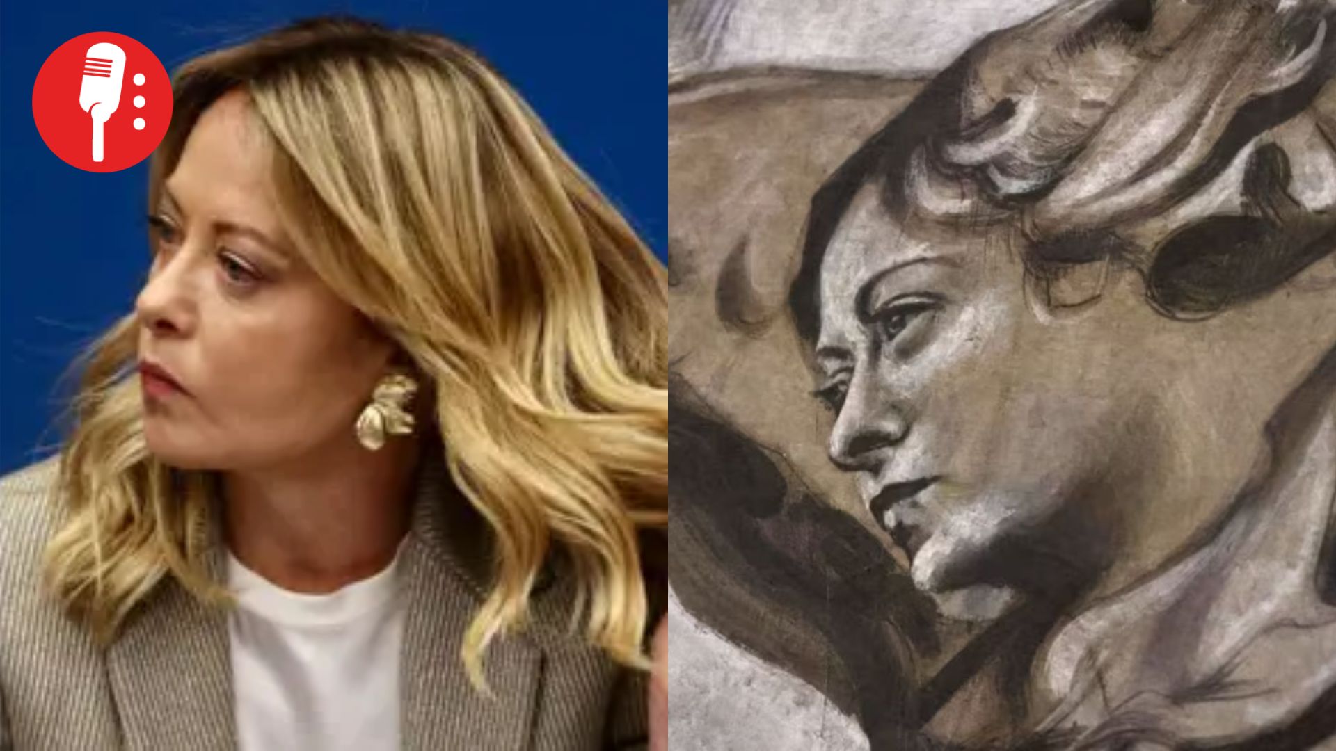 ¿Propaganda o coincidencia? Investigan fresco en Roma por asombroso parecido con Giorgia Meloni