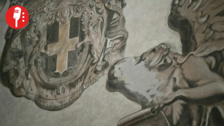 Borran fresco con el rostro de Giorgia Meloni en iglesia de Roma