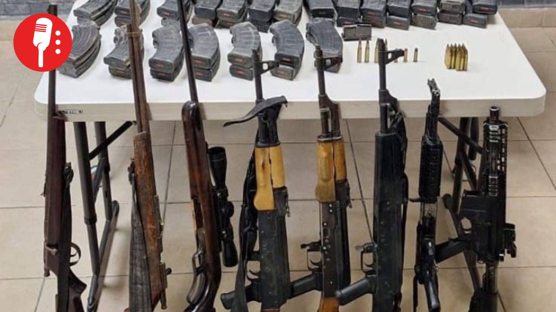 Golpe al Cártel de Sinaloa en Chiapas: aseguran armas, vehículos y cartuchos en Villaflores