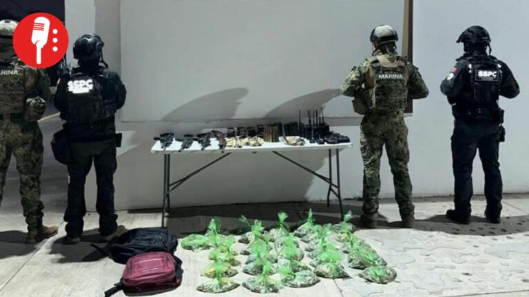 Semar asesta golpe al narco en Badiraguato: decomisa armas y más de 3 mil cartuchos