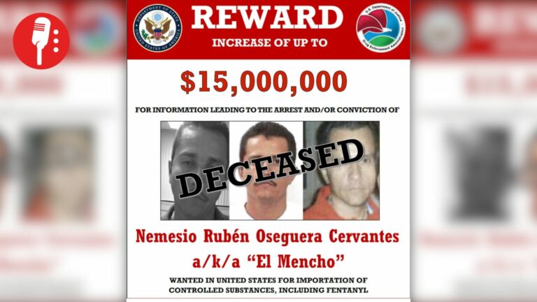 EUA confirma la muerte de “El Mencho”, líder histórico del CJNG y objetivo prioritario