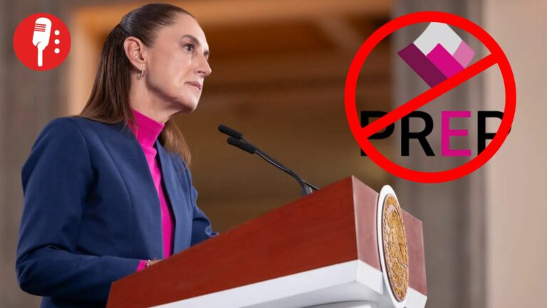 Sheinbaum va por la eliminación del PREP tras años de control conservador
