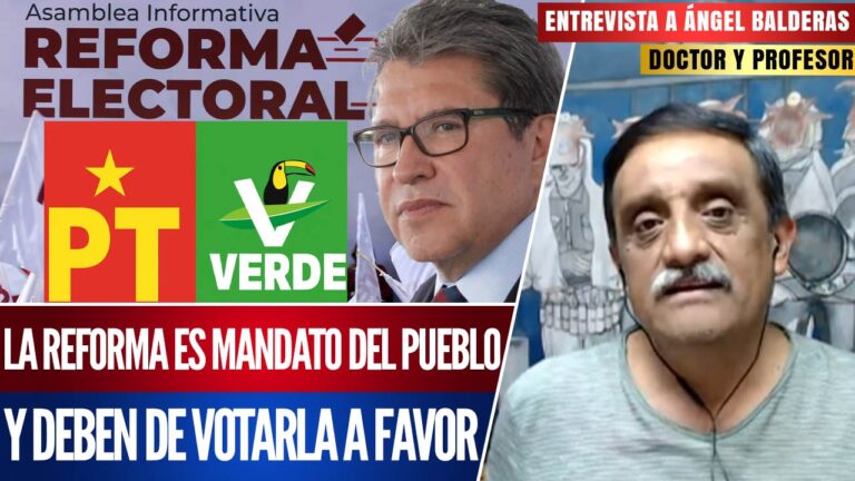 Entrevista | PT y Verde perderían su registro si votan contra la reforma electoral: Ángel Balderas