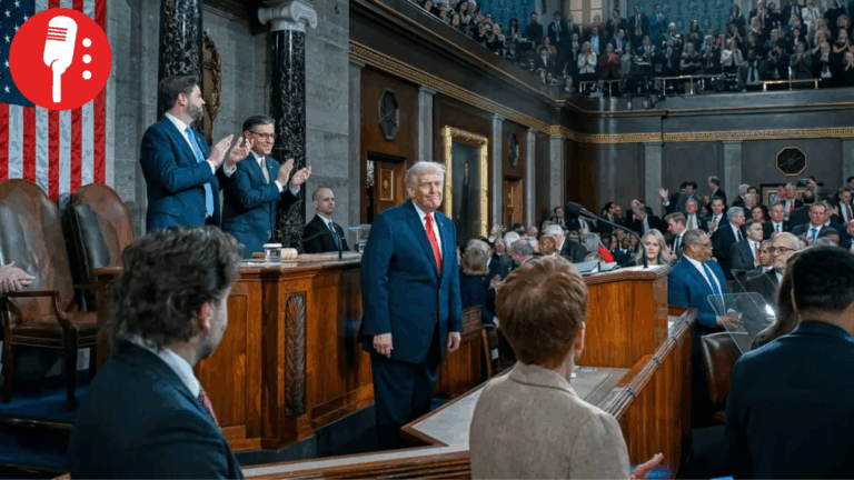 Trump presume avances pese a baja aprobación