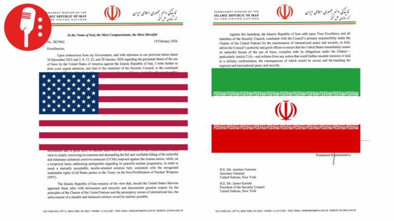 Irán advierte a ONU que responderá a cualquier agresión militar de EUA
