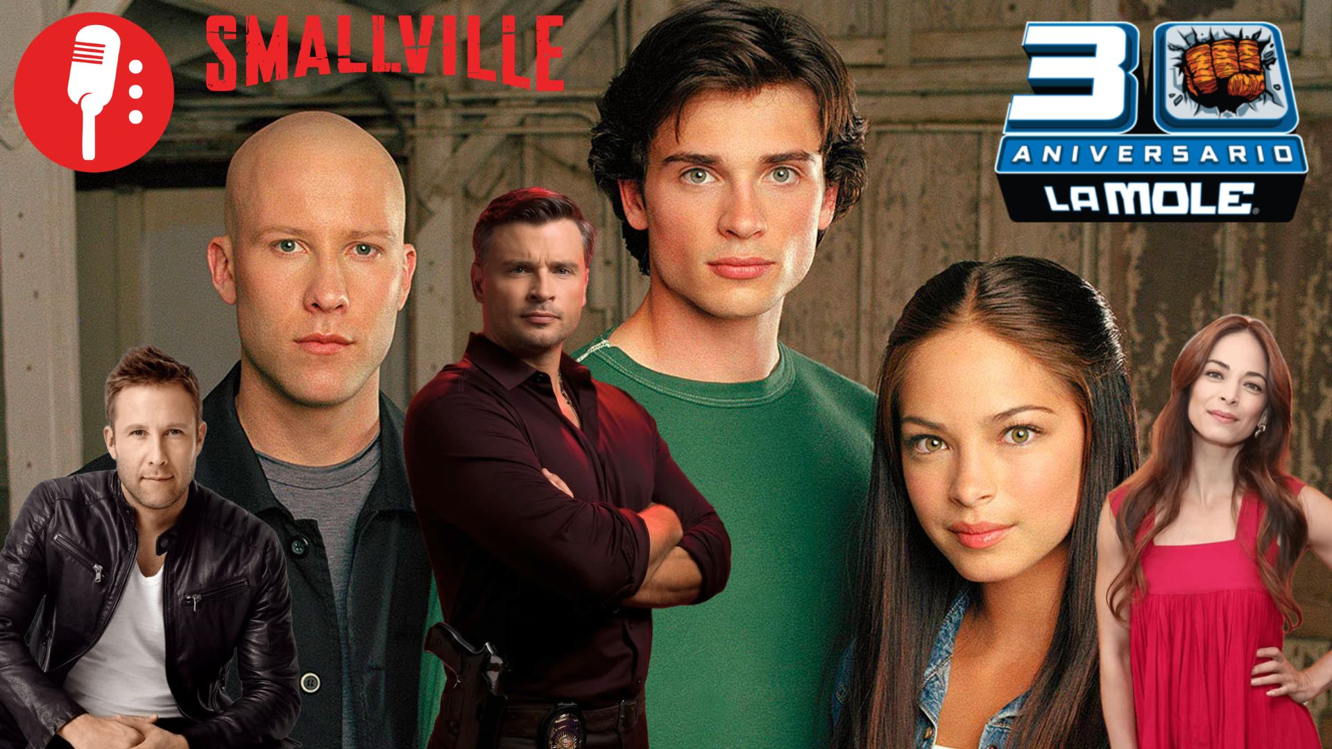 Tom Welling, Michael Rosenbaum y Kristin Kreuk de Smallville vendrán a México para La Mole 2026