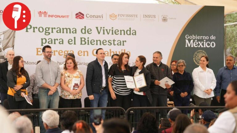 Entregan casas del programa Vivienda para el Bienestar en Monclova