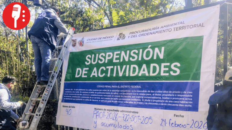 PAOT suspende actividades en Parque Lira por presuntas irregularidades