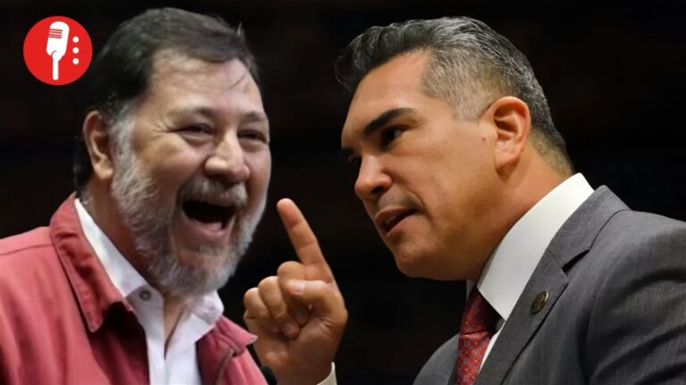 Alito Moreno reacciona con furia a críticas de Noroña