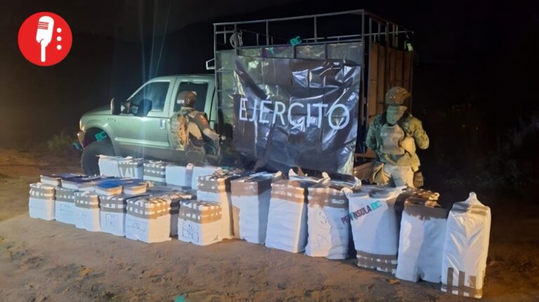 Aseguran sustancias ilegales en San Quintín